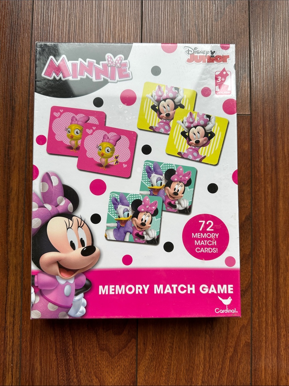 👧🏻👧🏻NWT Disney Minnie Memory Match Game - Pink, Yellow, Green, Black, White👧🏻👧🏻